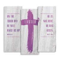 "Easter Wood" Banner Triptych