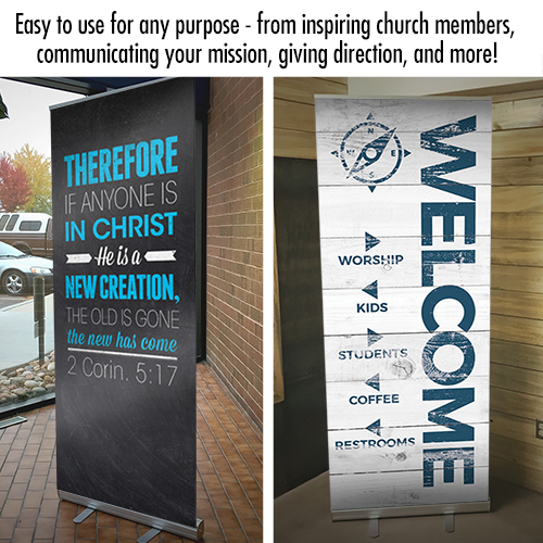 Banners, Back To Church Sunday, Back to Church Welcomes You, 2'7 x 6'7 2