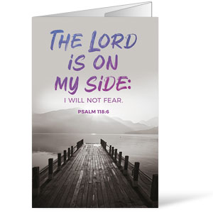 God's Promises Psalm 118:6 Bulletins
