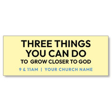 Three Things You Can Do 