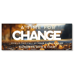 Time For Change ImpactBanners