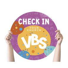 Confetti Kids VBS Check In 