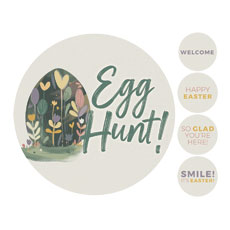 Egg Hunt Flower Design Set 