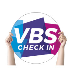 Vibrant Shapes VBS Check In 