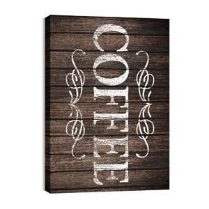 Rustic Charm Coffee 24in x 36in Canvas Prints