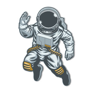 Galactic Explorers Astronaut Coroplast Shapes