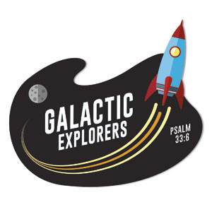 Galactic Explorers Logo Coroplast Shapes