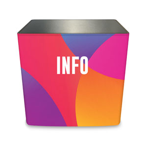 Curved Colors Info Counter Sleeve Large Rectangle