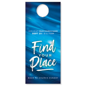 BTCS Find Your Place Waves DoorHangers