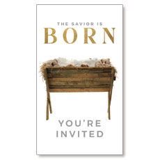Born Manger Invite 