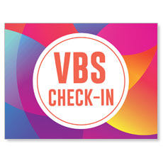 Curved Colors VBS Check-In 