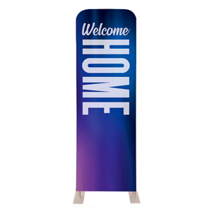 Aurora Lights Welcome Home 2' x 6' Sleeve Banner
