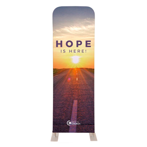 BTCS Hope Is Here 2' x 6' Sleeve Banner