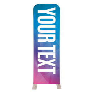Bright Gradient Your Text 2' x 6' Sleeve Banner