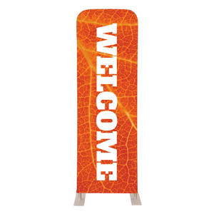 Fall Events Orange Leaf 2' x 6' Sleeve Banner