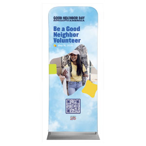 GNDA Good Neighbor 2'7" x 6'7" Sleeve Banners
