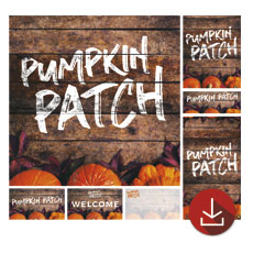 Pumpkin Patch Wood Grain 