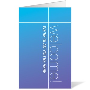 Color Wash Welcome Bulletins 8.5 x 11