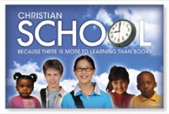 Christian School Postcard