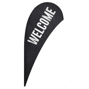 Slate Welcome Indoor Flags