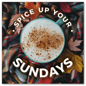 Spice Up Your Sunday Invite 2.5" x 2.5" Small Square