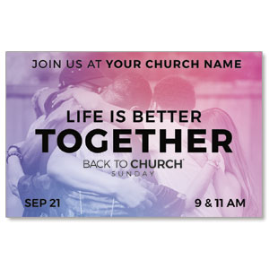 BTCS Life Is Better Together Medium InviteCards
