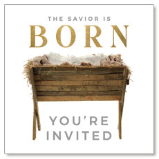 Born Manger Invite 