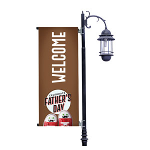 Father's Day Shoes Light Pole Banners
