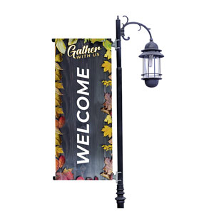 Gather with Us Light Pole Banners