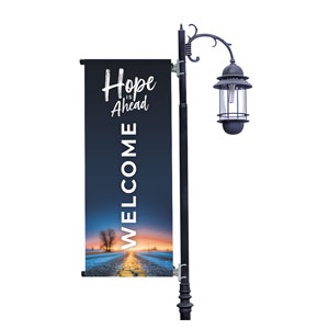 Hope Is Ahead Light Pole Banners