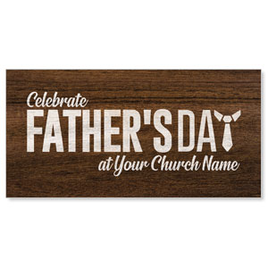 Father's Day Tie 11" x 5.5" Oversized Postcards