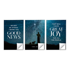 Great Joy Sky Triptych 