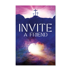 Easter Cross Tomb Invite A Friend 