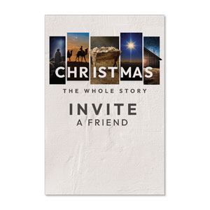 Christmas Whole Story Invite A Friend 23" x 34.5" Rigid Sign