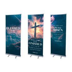 Easter He Is Risen Triptych 