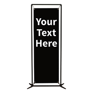 Build Your Design White 2' x 6' Banner
