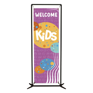 Confetti Kids 2' x 6' Banner