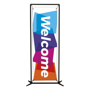 Vibrant Shapes 2' x 6' Banner