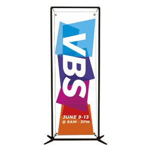 Vibrant Shapes VBS 2' x 6' Banner
