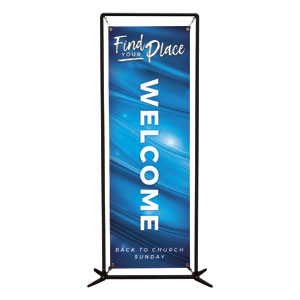BTCS Find Your Place Waves 2' x 6' Banner