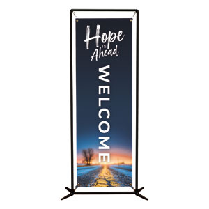 Hope Is Ahead 2' x 6' Banner