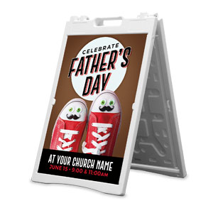 Father's Day Shoes 2' x 3' Street Sign Banners
