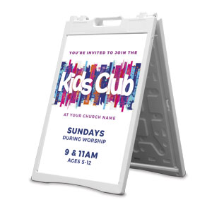 Kids Club 2' x 3' Street Sign Banners