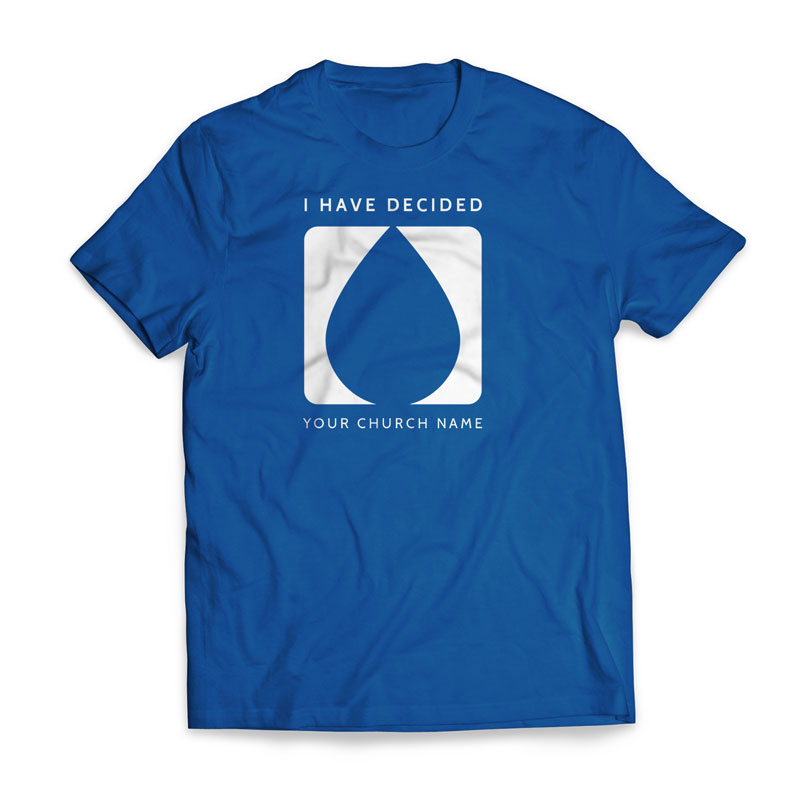 T-Shirts, Baptism, Decided Baptism - Large, Large (Unisex)