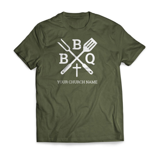 T-Shirts, Fall - General, BBQ Cross - Large, Large (Unisex)
