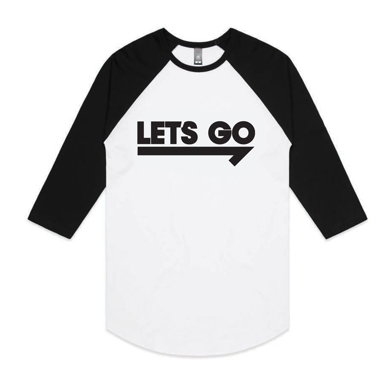 T-Shirts, Go2020 Let's Go White - Large, Large (Unisex)