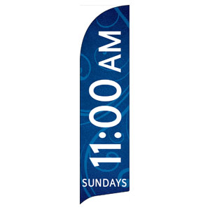 Flourish 11 AM Flag Banner