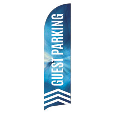 Chevron Blue Guest Parking 