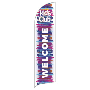 Kids Club Flag Banner