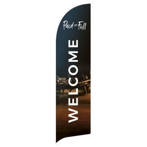 Easter Paid In Full Flag Banner